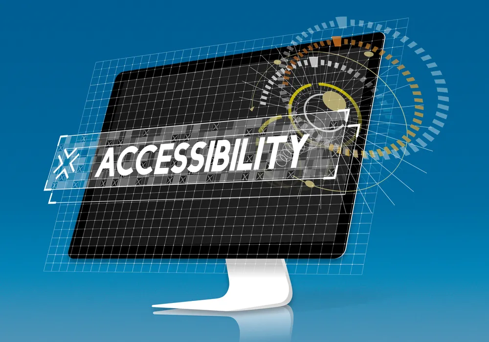 Composición editorial sobre accesibilidad y diseño web inclusivo